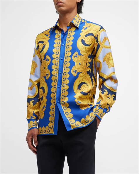 versace mens shirt for sale|1st copy versace shirt men.